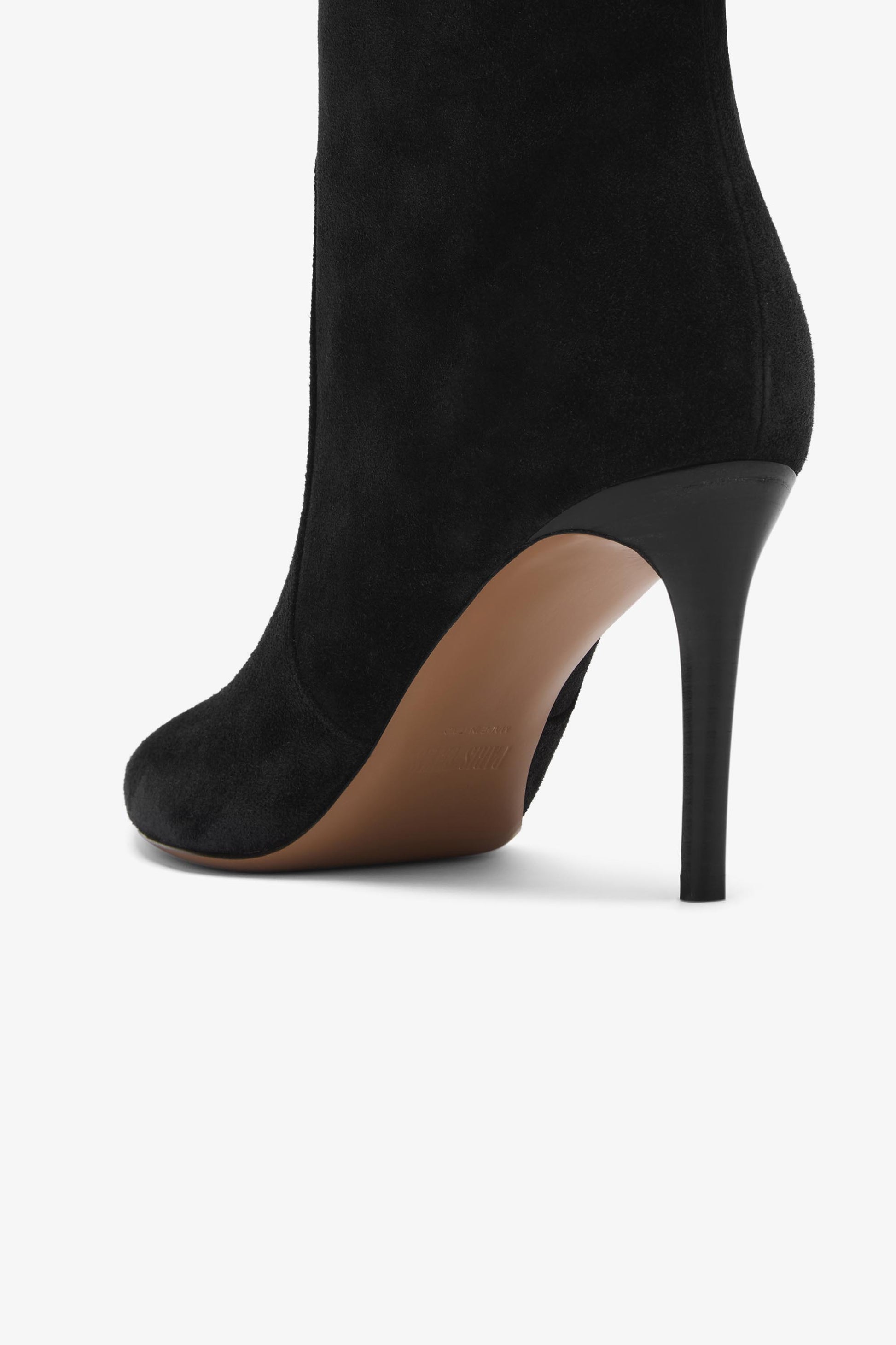 Black suede  boot