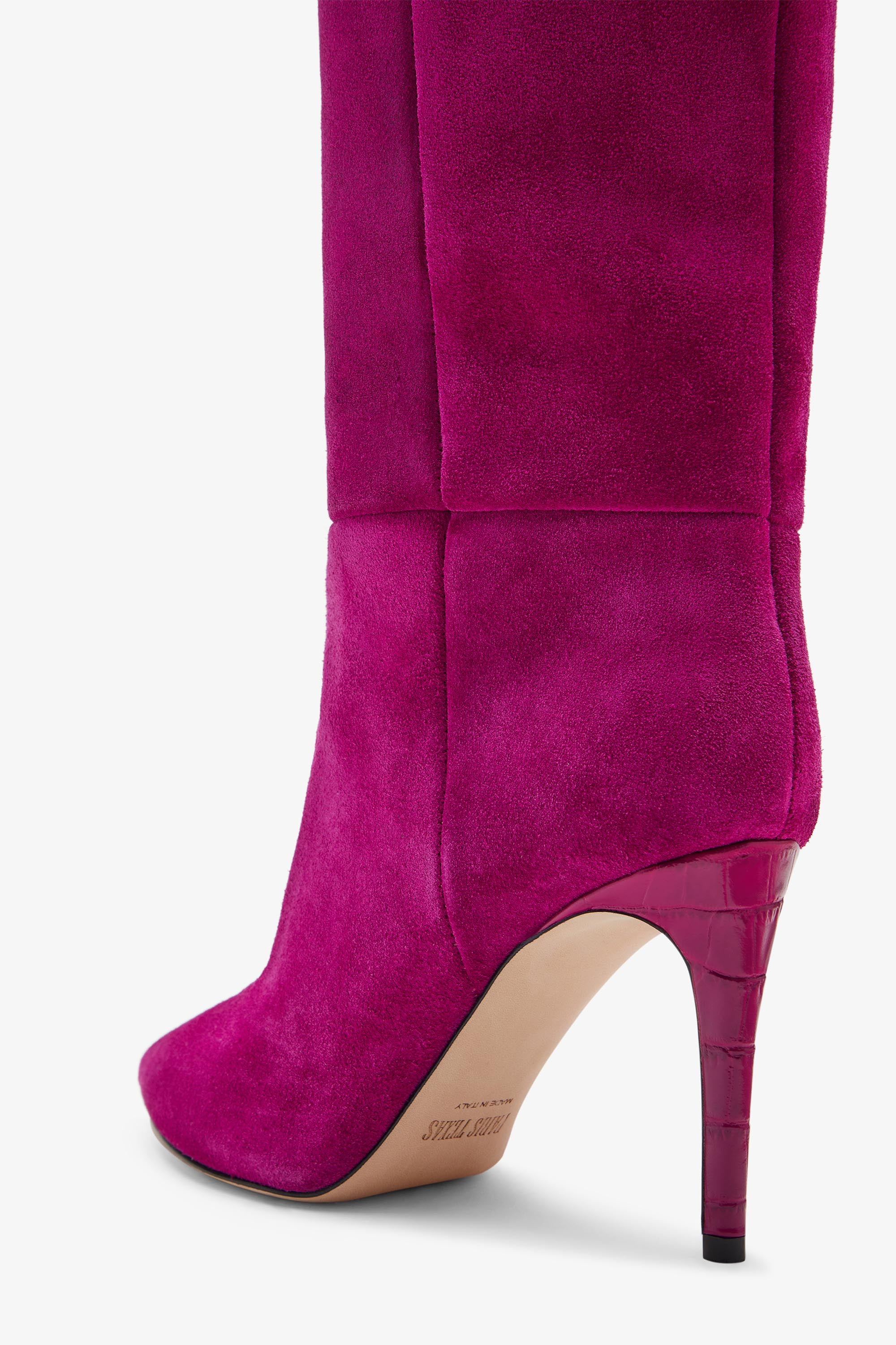 Fuchsia over the 2025 knee boots