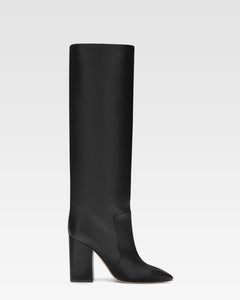 Botas de napa negra