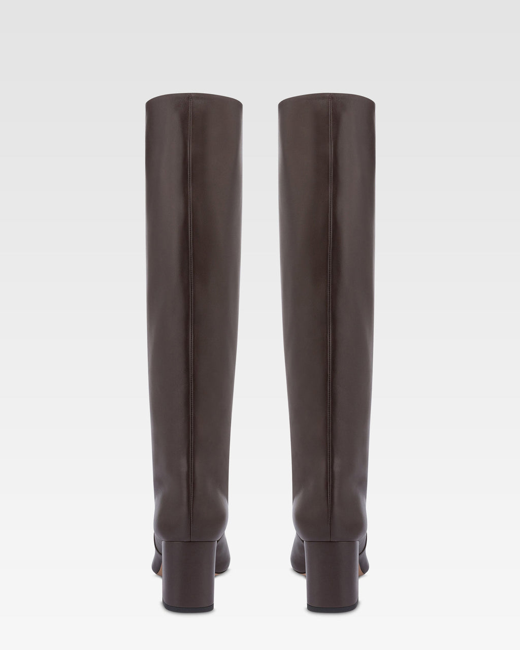 Botas de cuero napa negro