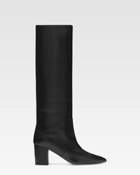 Suede boot — BLACK