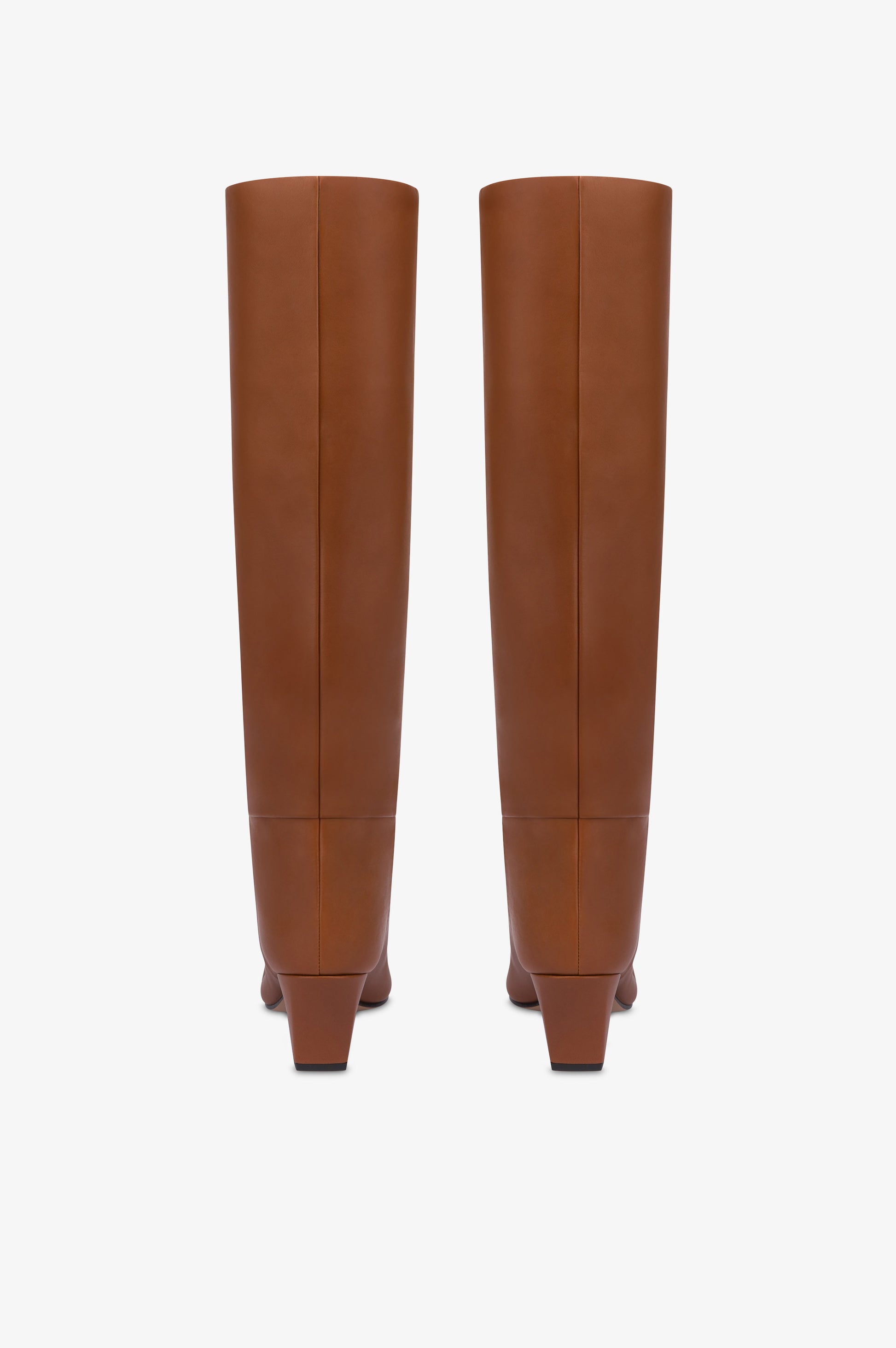 Boots in brown calf leather