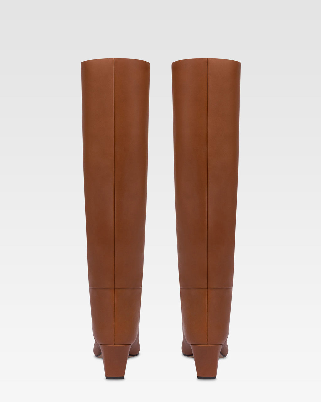 Botas de piel de becerro marron