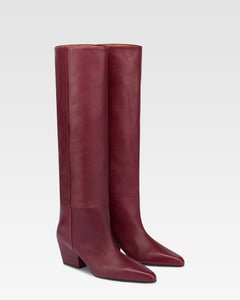 Botas de piel de becerro Rouge Noir