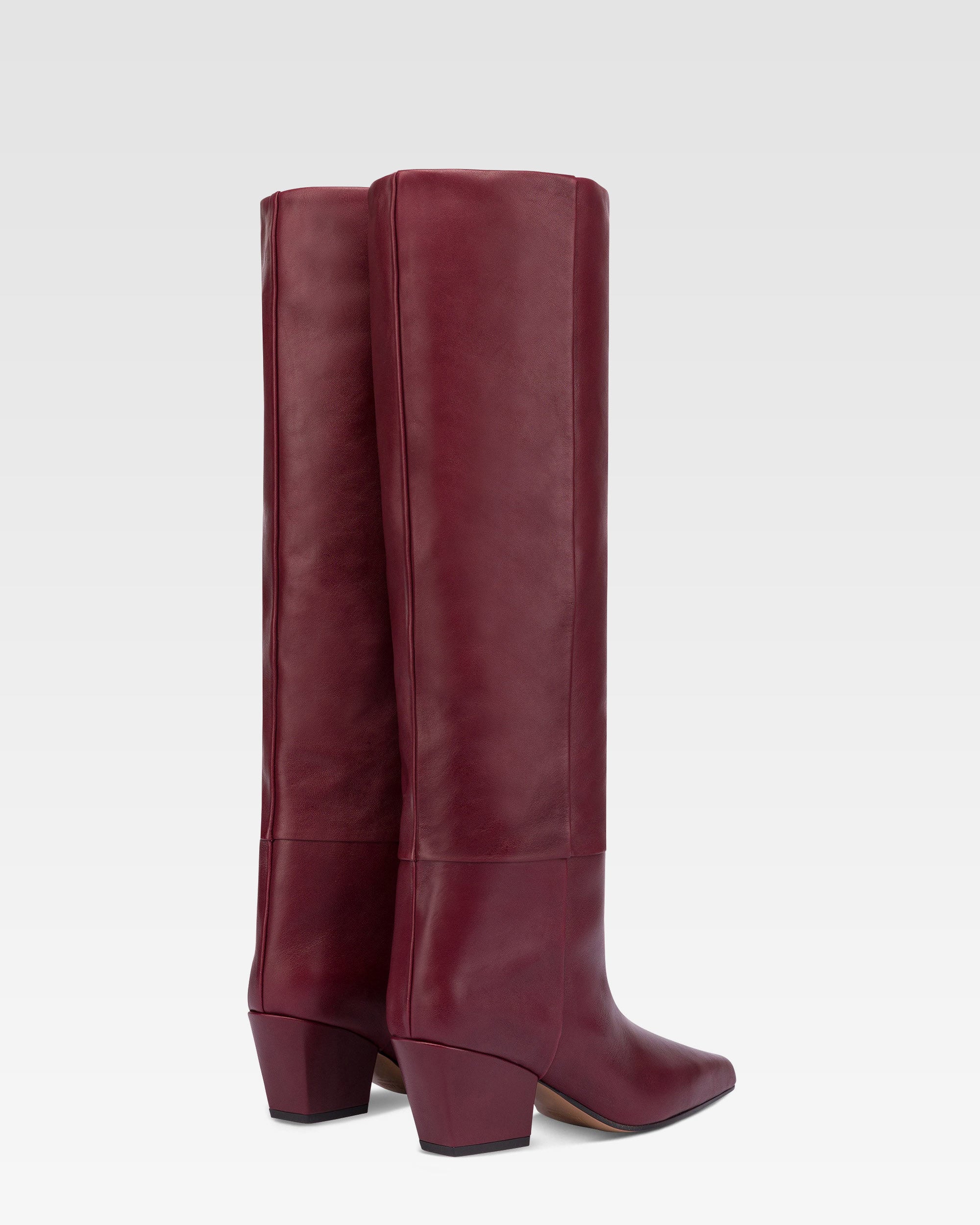 Botas de piel de becerro Rouge Noir