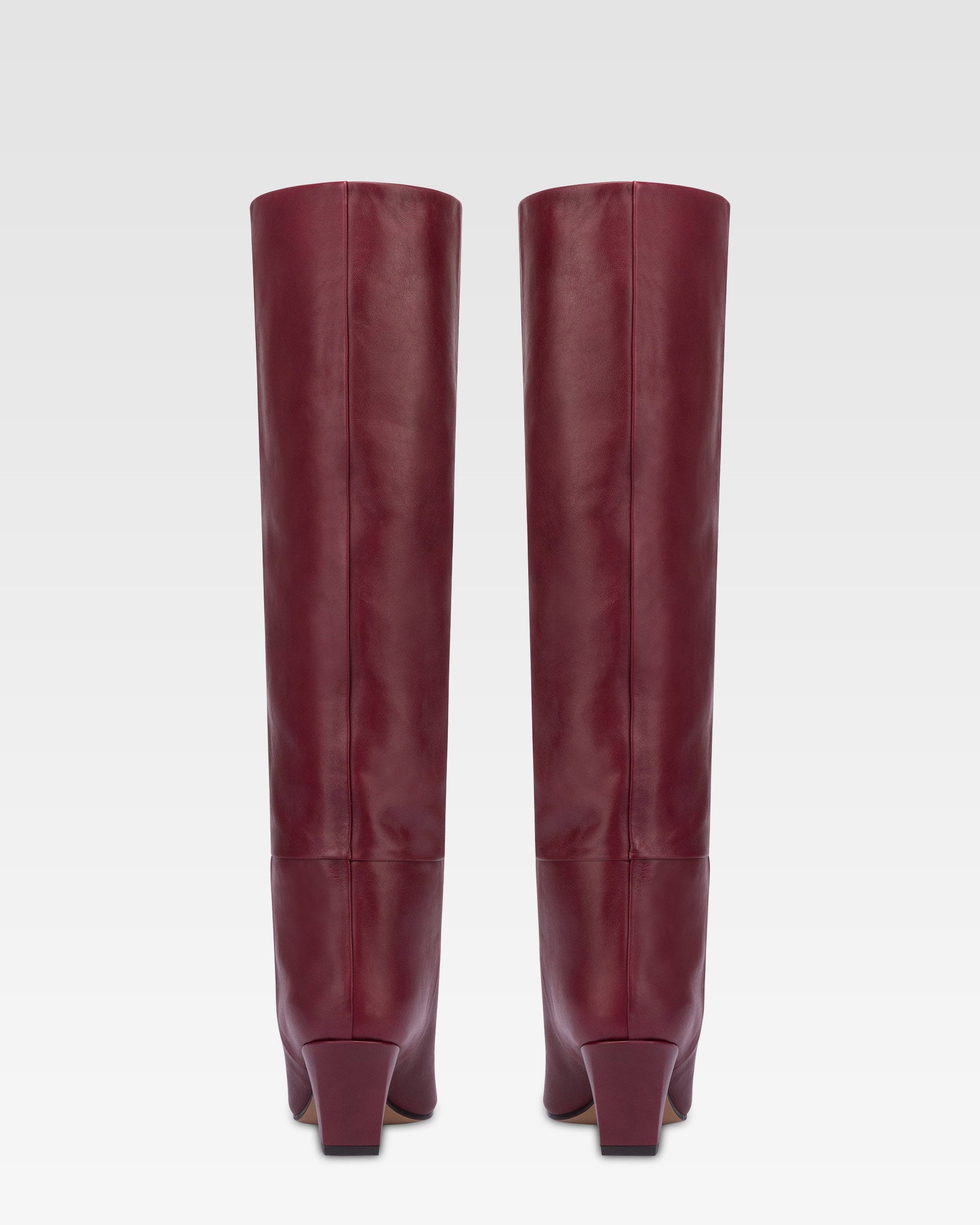 Botas de piel de becerro Rouge Noir