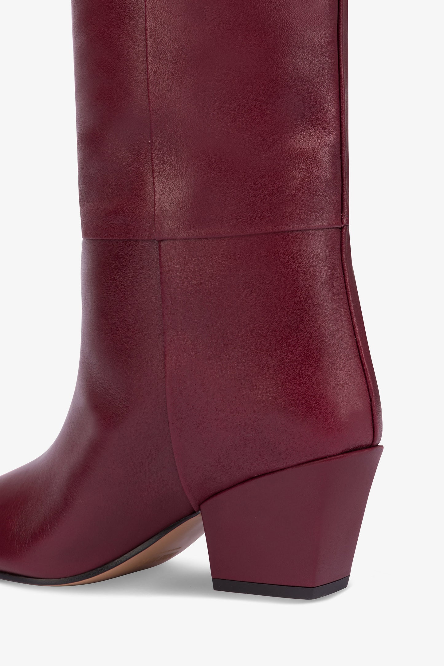 Bottes en cuir de veau Rouge Noir