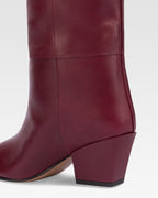 Botas de piel de becerro Rouge Noir