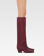Botas de piel de becerro Rouge Noir