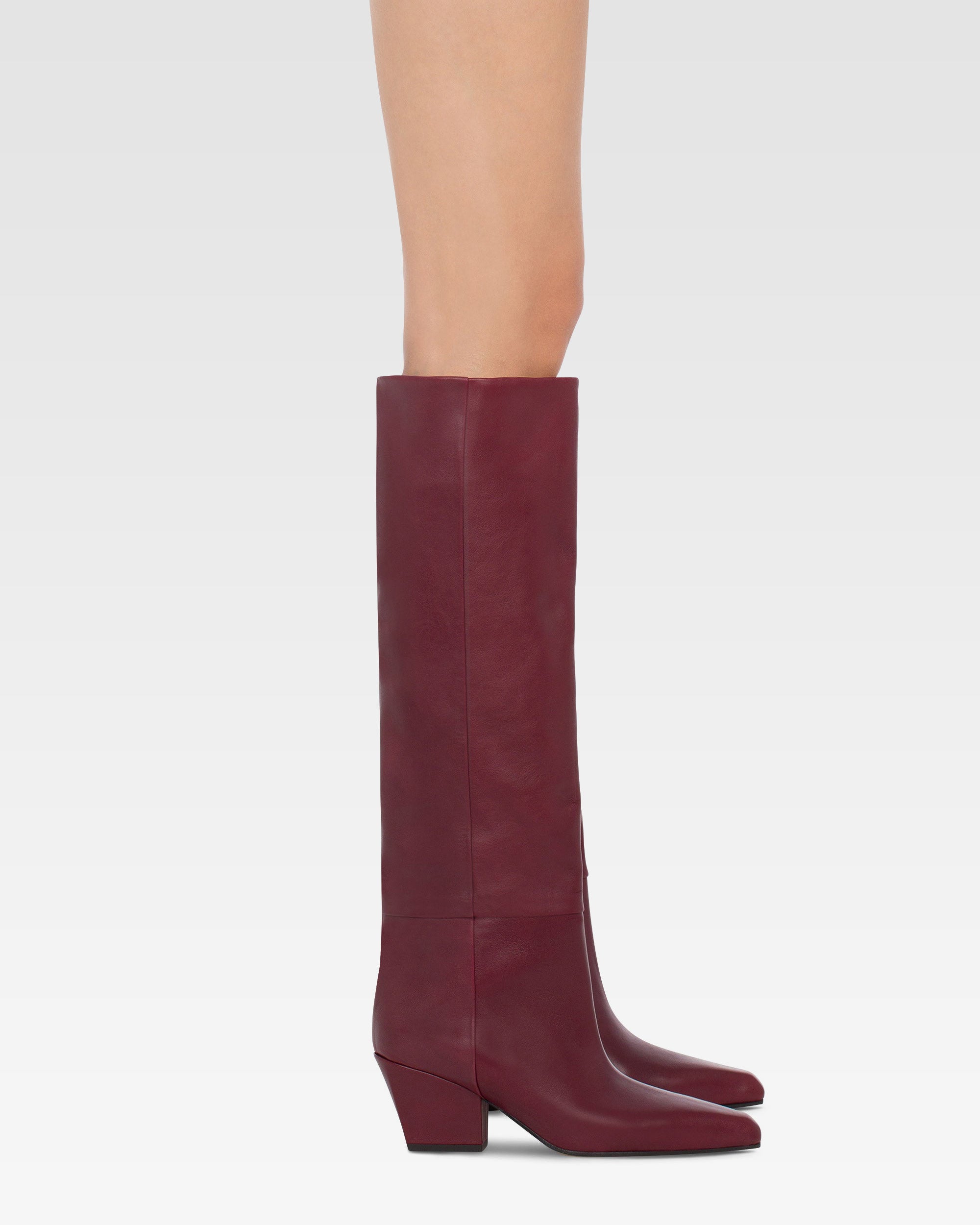 Botas de piel de becerro Rouge Noir