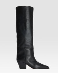 BOTA DE PIEL — BLACK