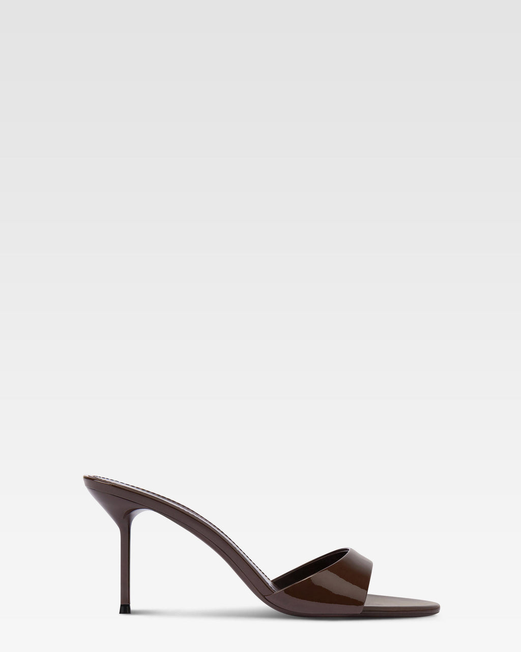 Mules in vernice ebano