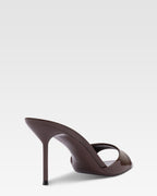 Patent leather mule