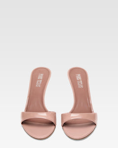 Mule aus Lackleder
