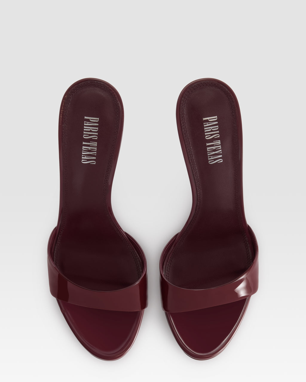 MULE EN CUIR VERNI