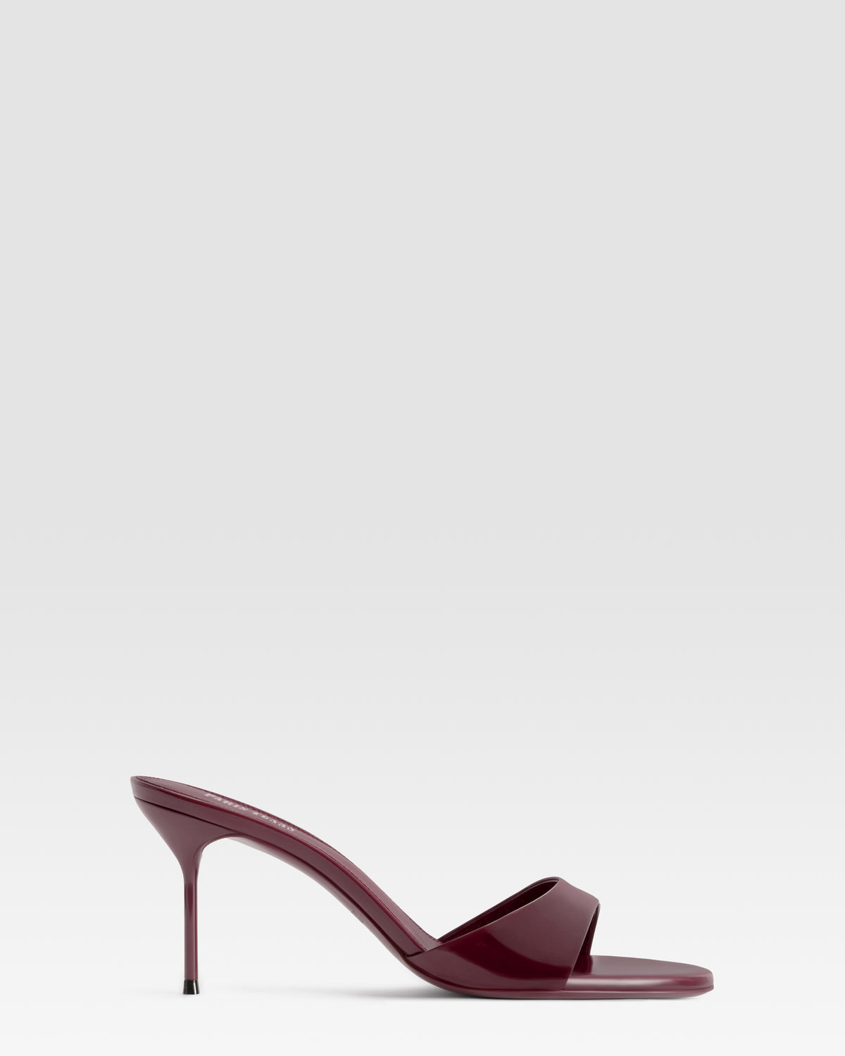 MULE EN CUIR VERNI