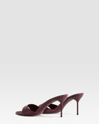 PATENT LEATHER MULE