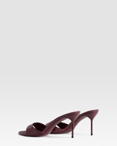 PATENT LEATHER MULE