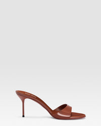 Mules in vernice bianco ottico — DESERT ROSE