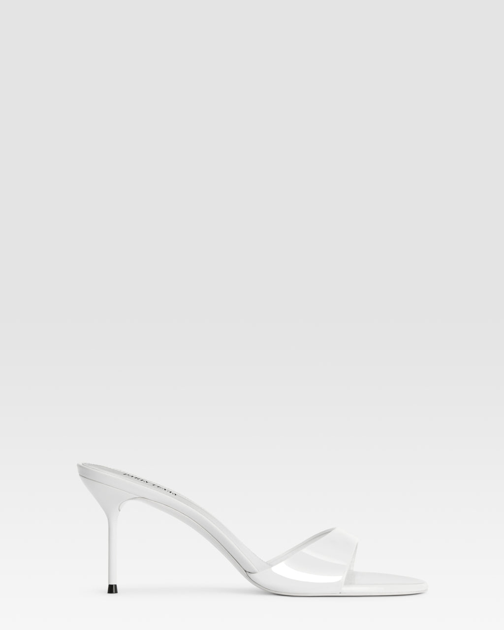 Mules en cuir verni