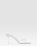 Mules en cuir verni