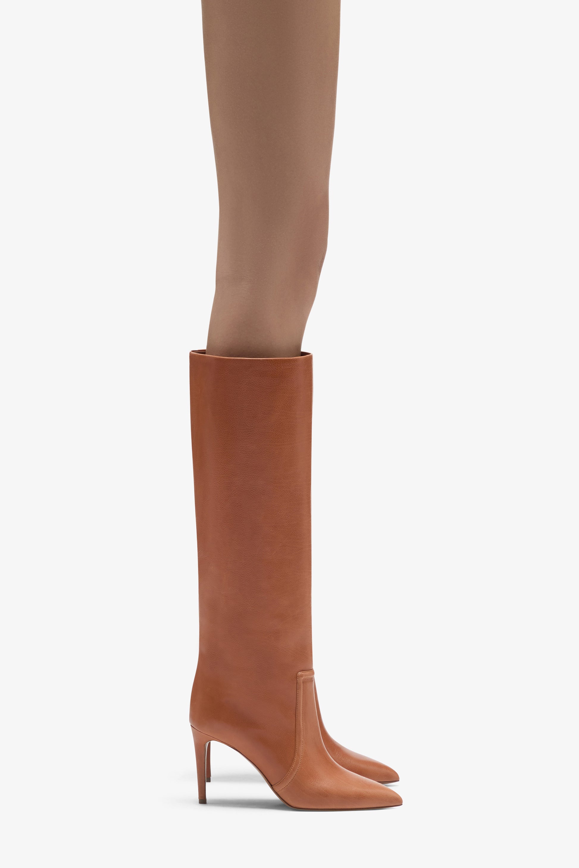 Tan leather boot - Product worn
