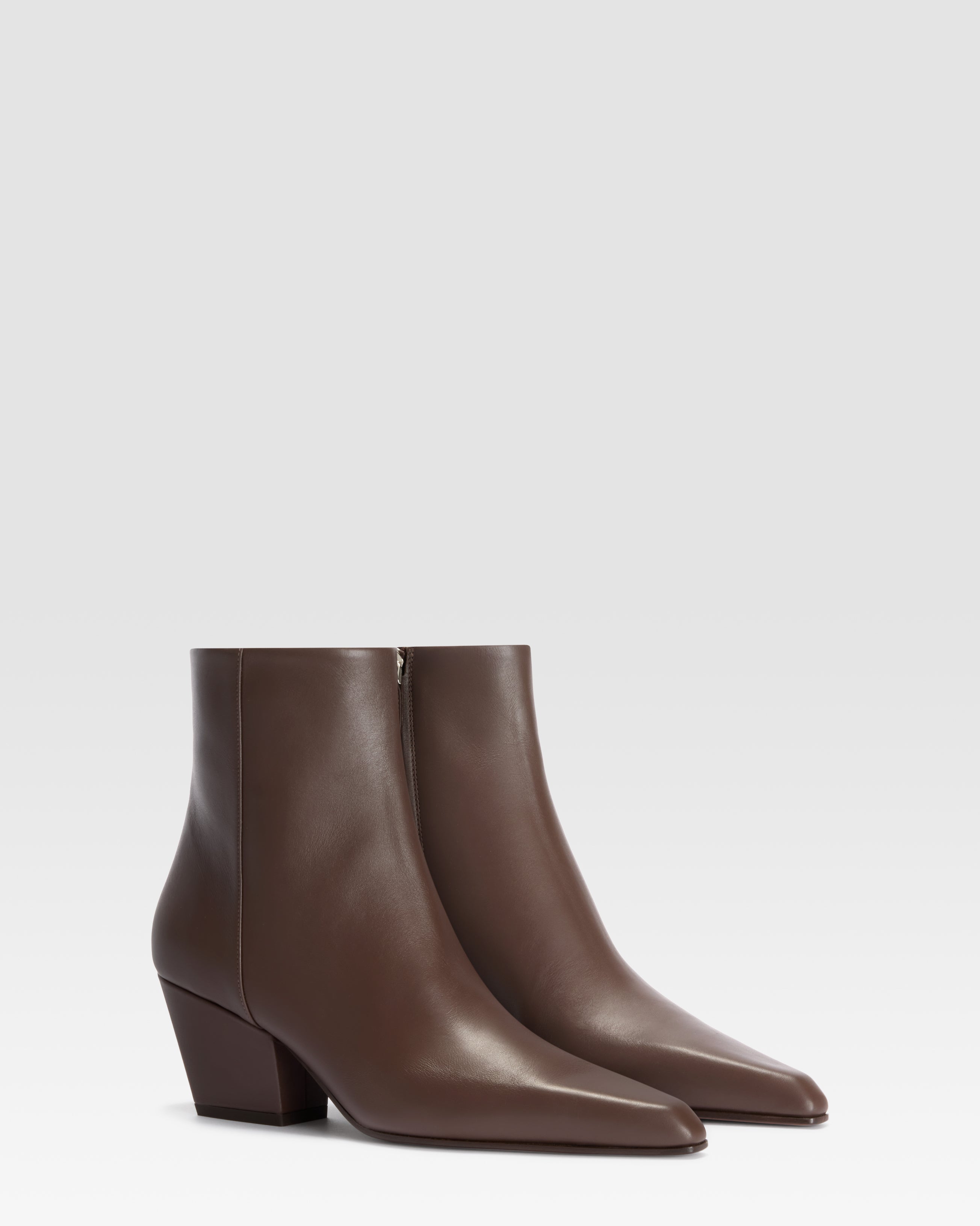 LEDER ANKLE BOOT