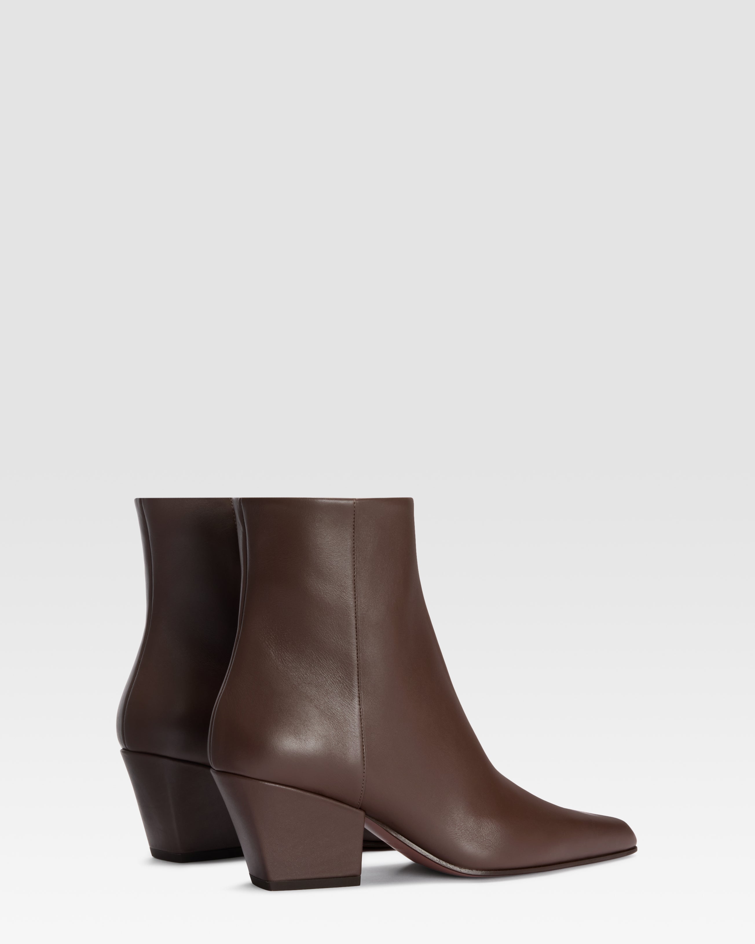 LEDER ANKLE BOOT