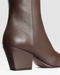 LEDER ANKLE BOOT