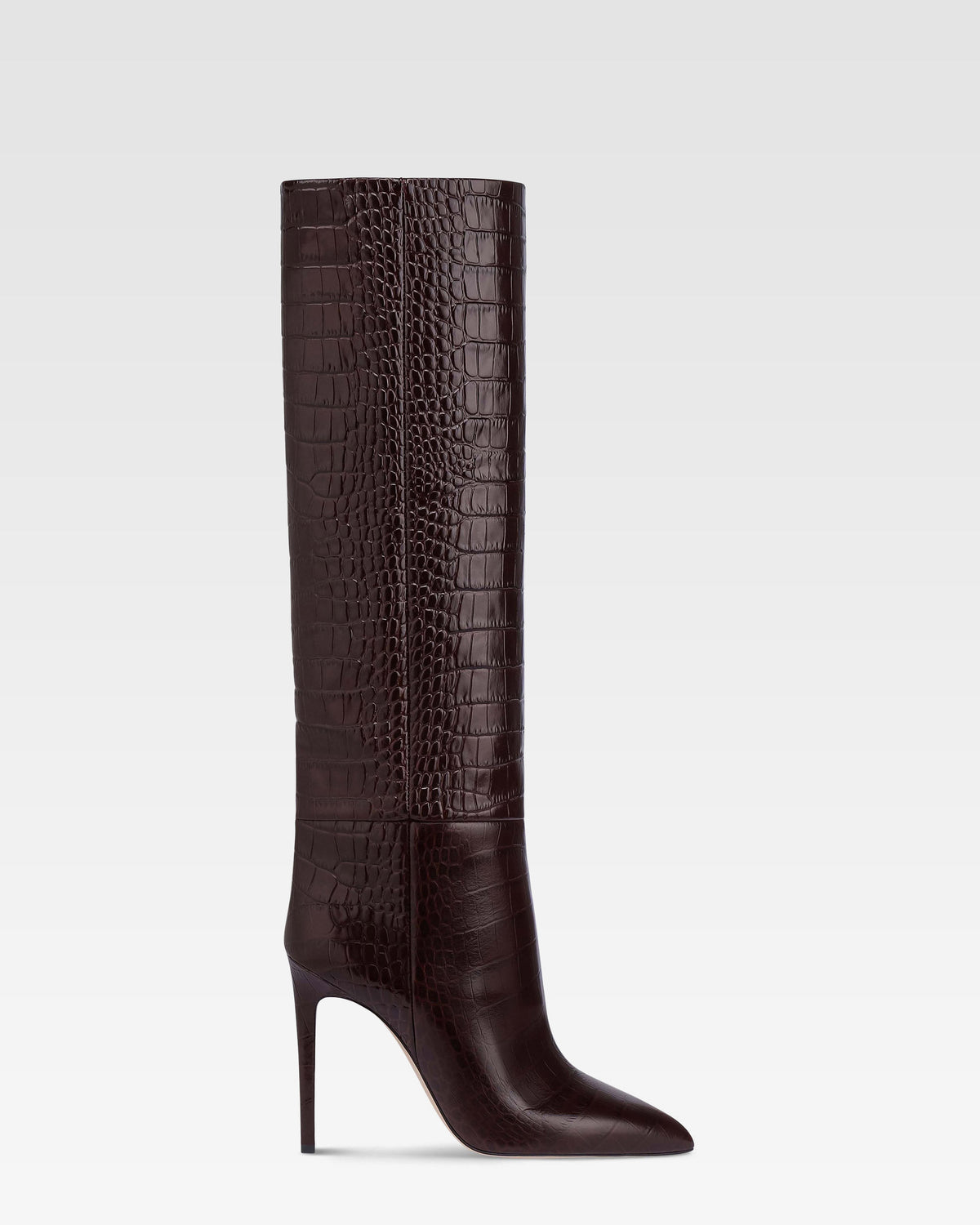 Stiefel in Krokodilleder-Optik