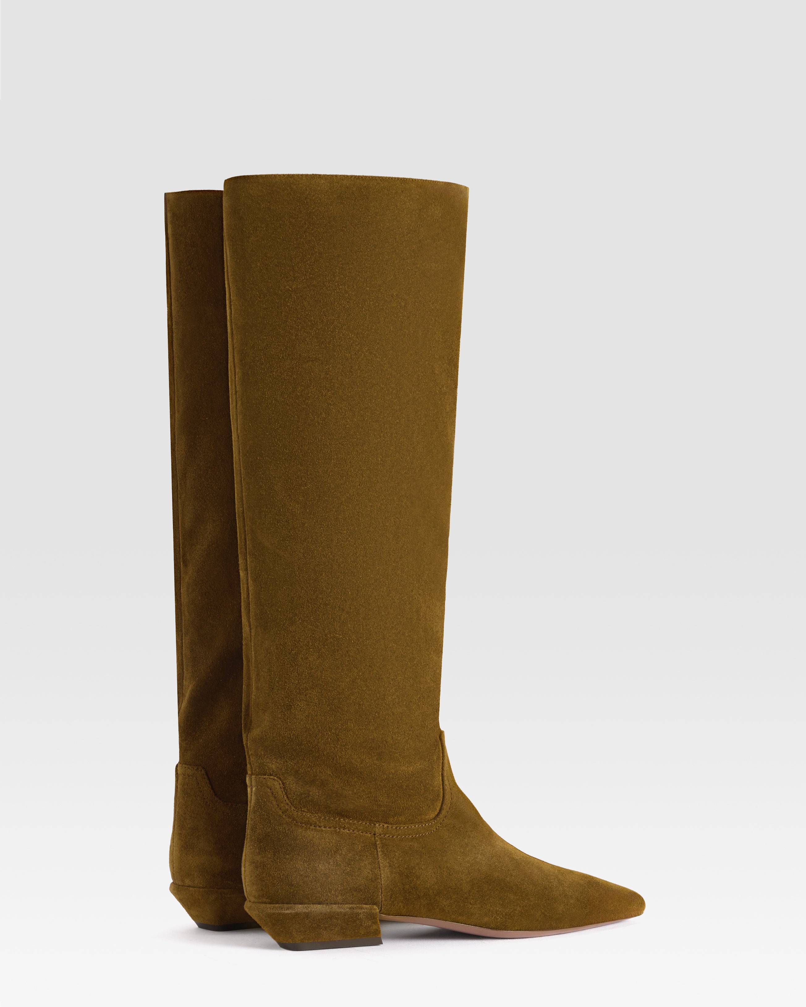 VELOURSLEDER STIEFEL