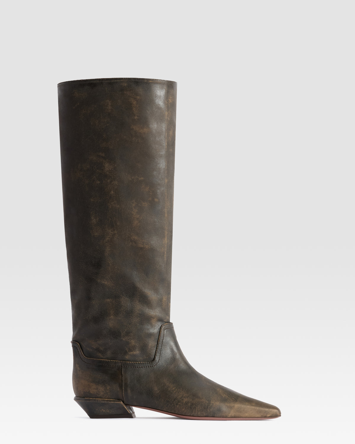 VINTAGE-EFFEKT LEDER STIEFEL