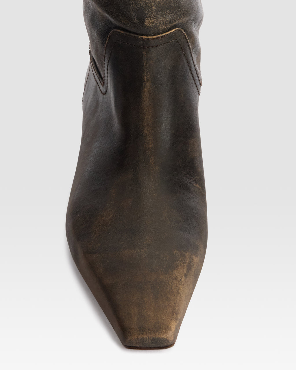 VINTAGE-EFFEKT LEDER STIEFEL