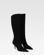 Botas de ante negro