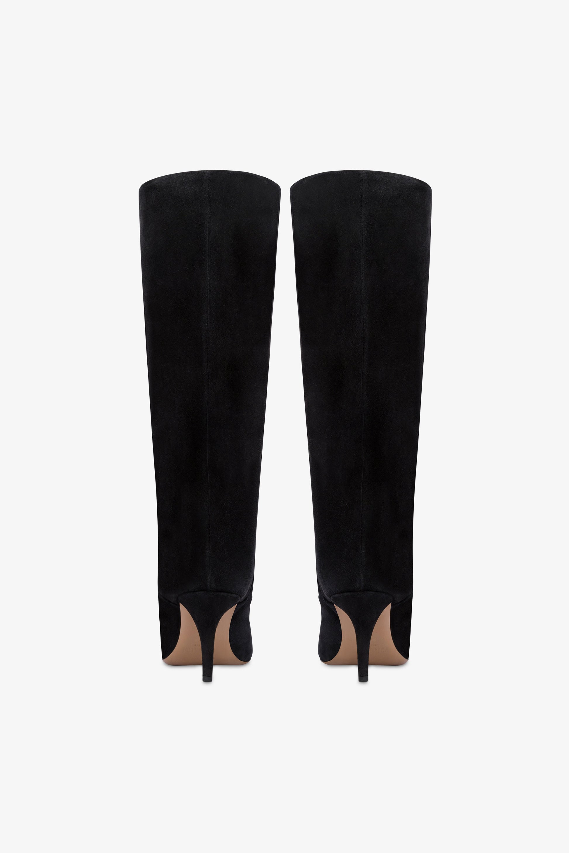 Bottes en cuir suede noir