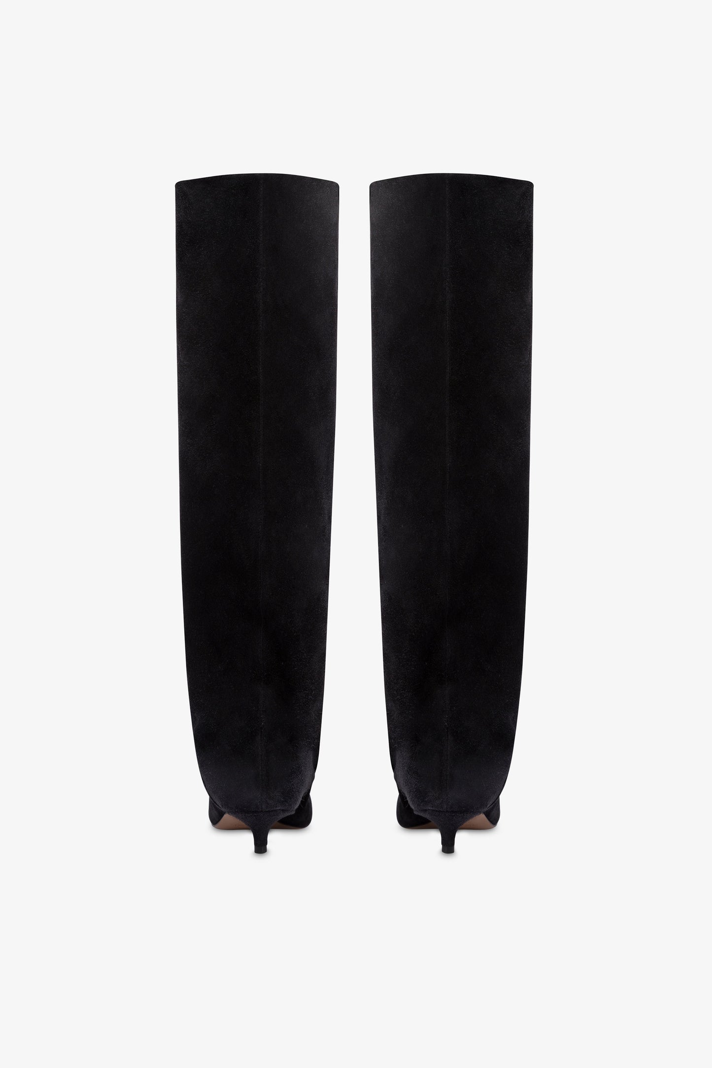 Bottes en cuir suede noir