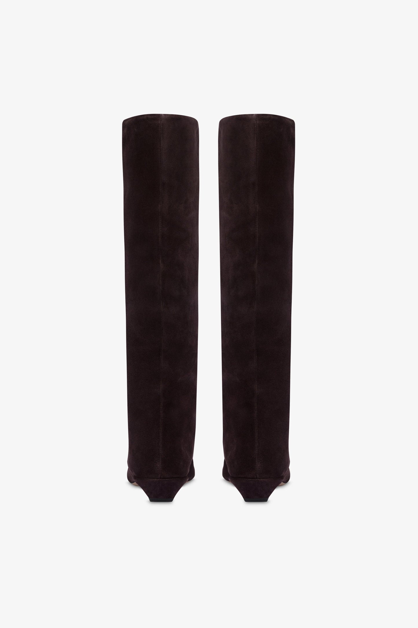 Bottes en cuir suede noir