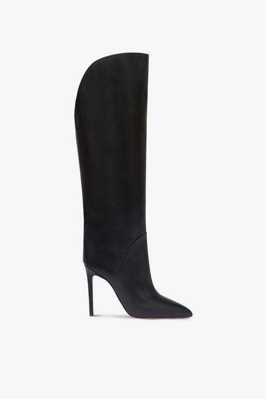 Bottes en cuir noir