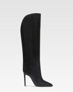 Stiefel aus schwarzem Leder