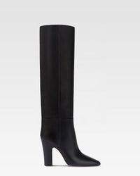 Boots in black calf leather — Black
