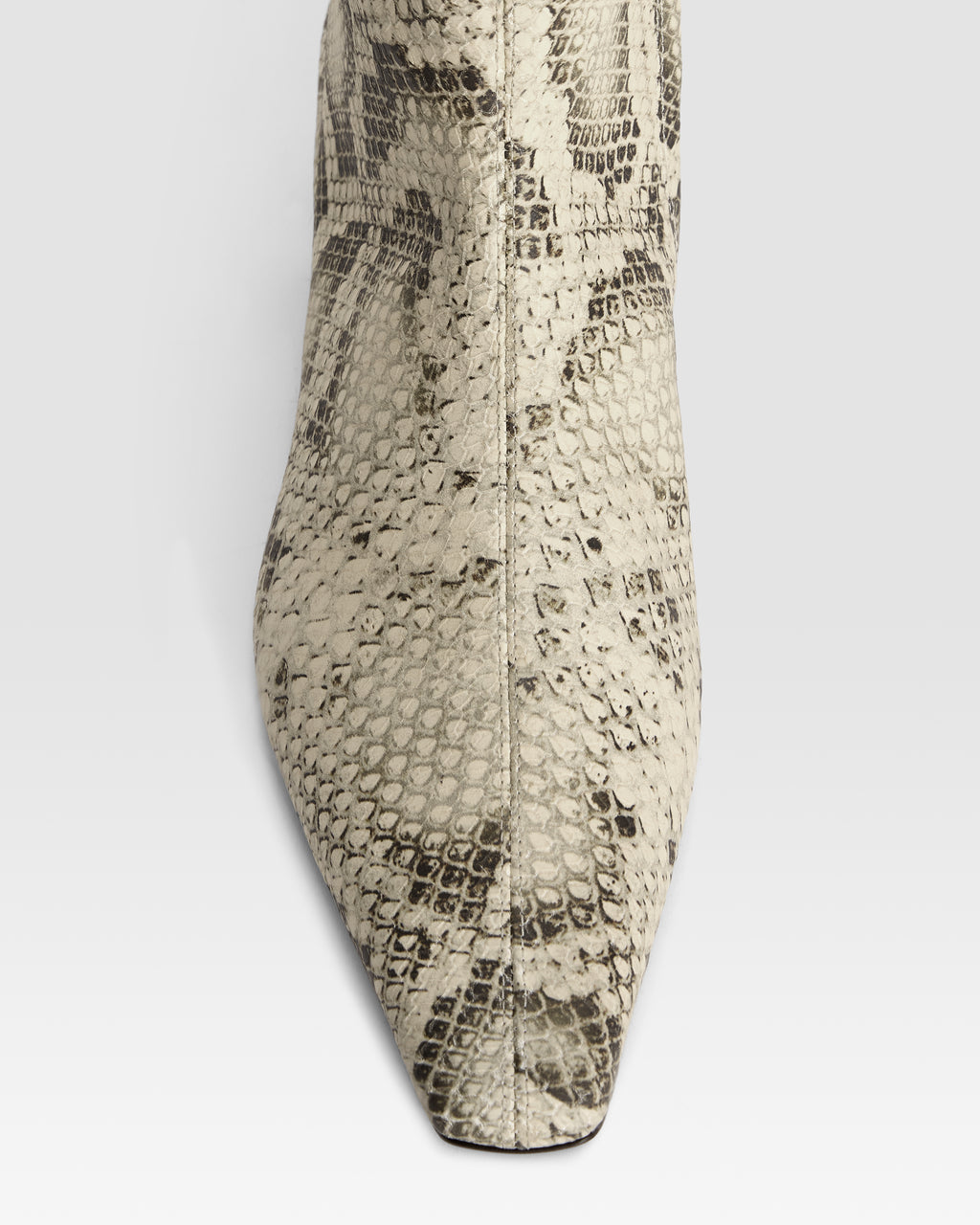 Python Ancle Boots Ankle boots in sand printed python leather - Paris Texas