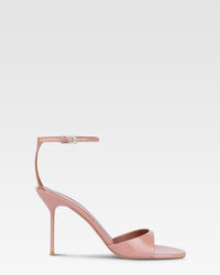 Sandals in rouge noir patent leather — Dark phard