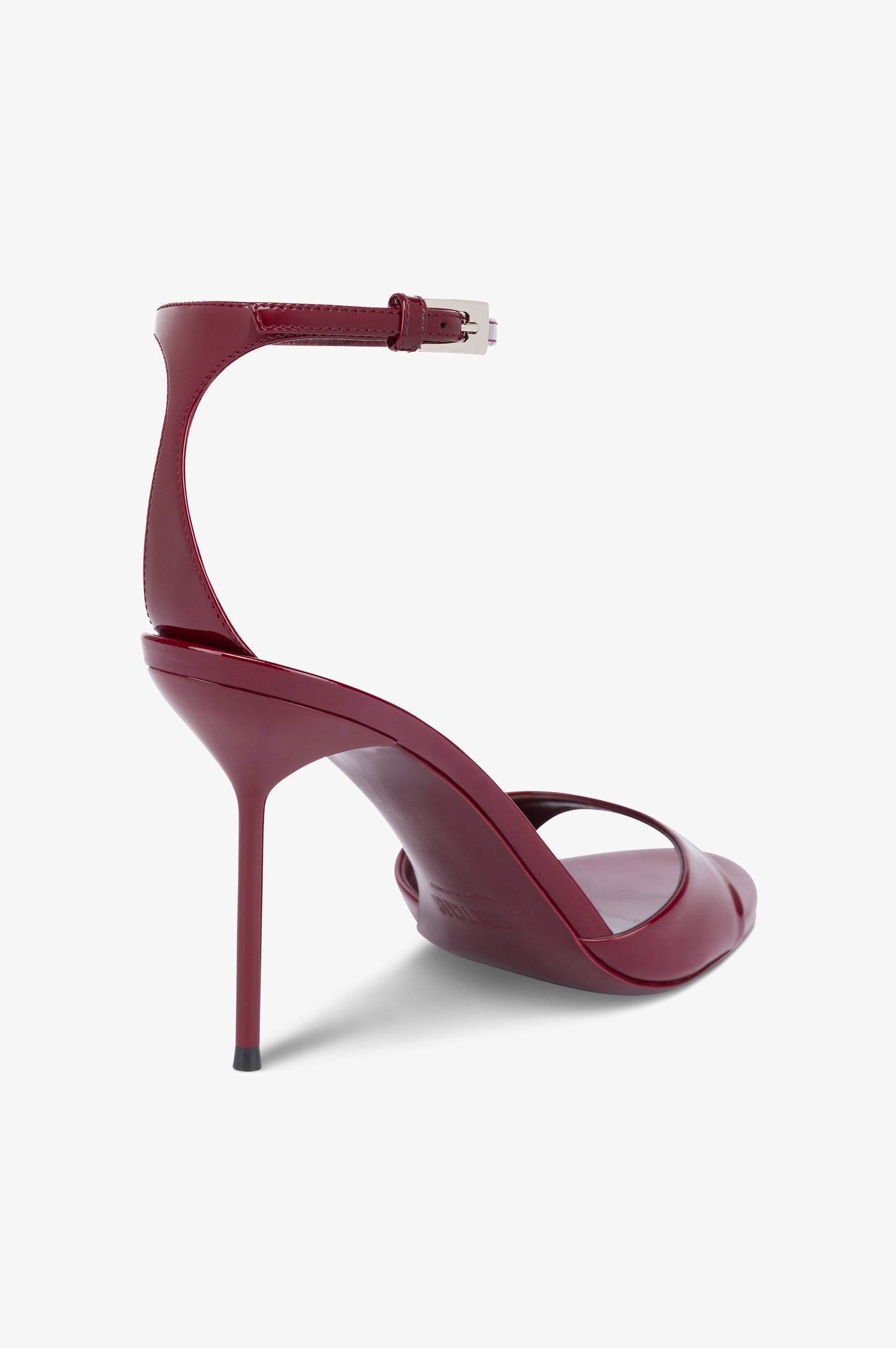 Sandalen aus Lackleder in Rouge Noir