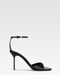 Sandals in rouge noir patent leather — Black