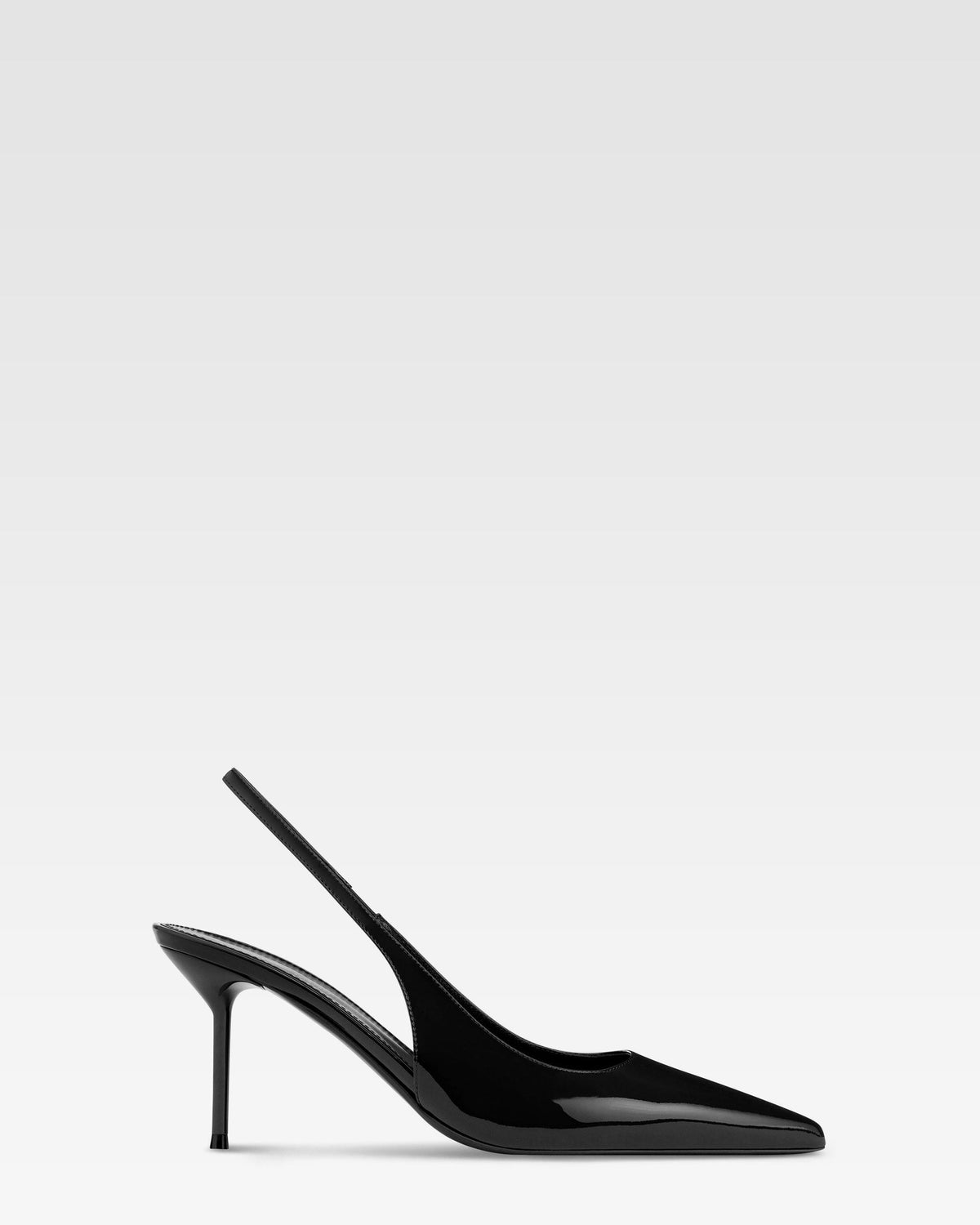 Slingback de piel de charol
