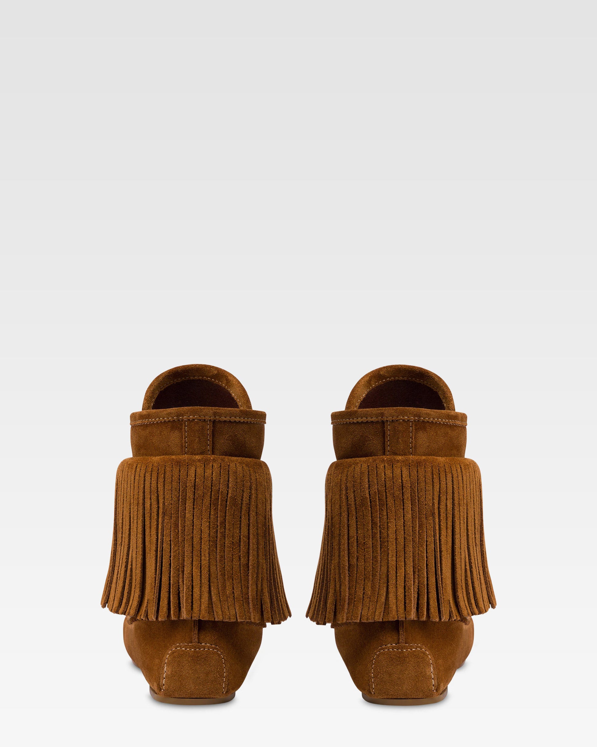 STIVALI IN CAMOSCIO COGNAC