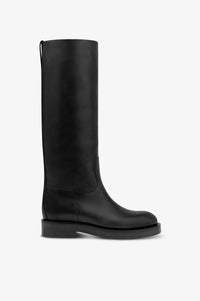 Botas de piel de becerro negras