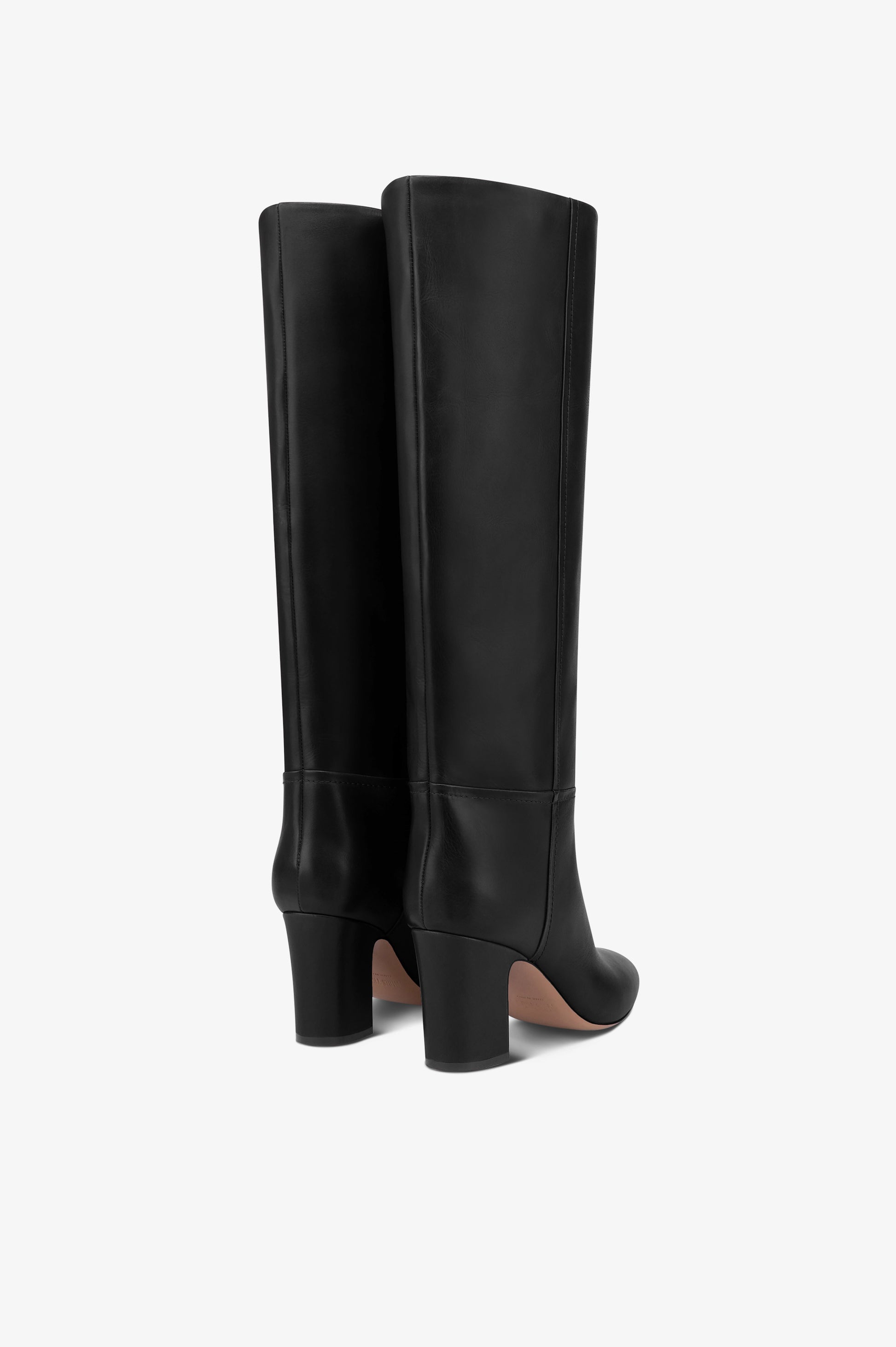 Stiefel aus schwarzem Kalbsleder