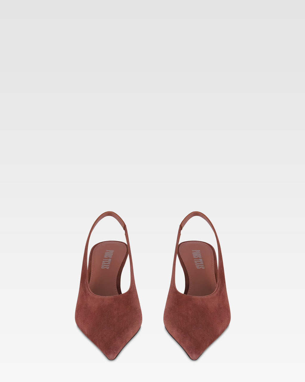 Slingbacks en ante color rouge noir con tacon de piel de lagarto