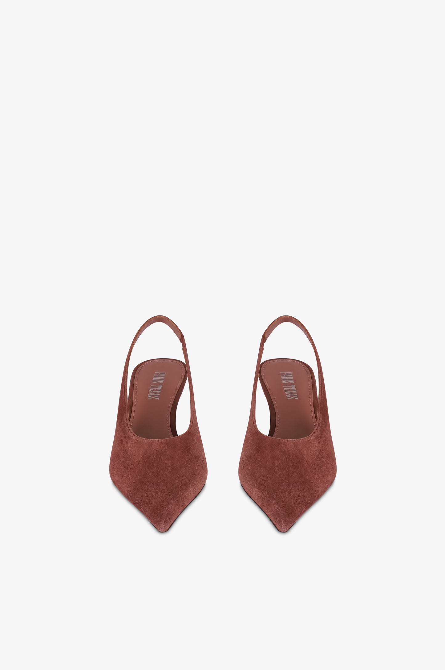 Slingbacks en cuir suede rouge sombre avec talon en cuir imprime lezard